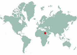 Abu Simbel in world map