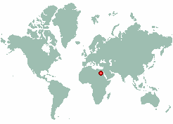 `Izbat Dib Wa`ir in world map