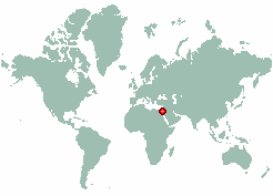 North Sinai in world map